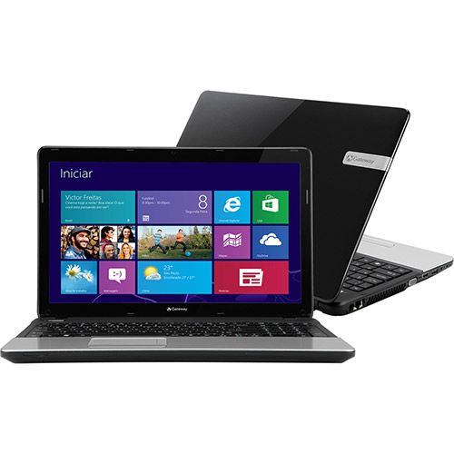 Notebook Gateway NE56R16B com Intel Dual Core 4GB 320GB LED